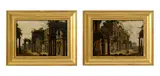 Christian Stöcklin, Capricci animés, paire d'huiles sur bois