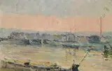 Albert Lebourg, Rouen, le faubourg Saint-Sever, 1921, huile sur toile