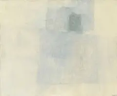 Geneviève Asse, Composition, 1960, huile sur toile