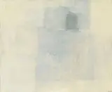 Geneviève Asse, Composition, 1960, huile sur toile
