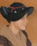 François de Ribaupierre, Portrait d'une jeune Valaisanne, pastel sur papier