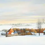 Claude Sauthier, Foehn sur le Soujet, huile sur toile