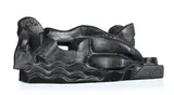 Pablo Curatella Manes, Ninfa Acostada, sculpture en bronze patiné