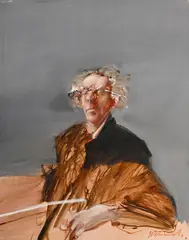 Claude Weisbuch, Autoportrait, huile sur toile
