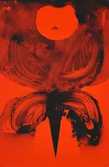 Otto Piene, From: Addis Abeba, 1972, sérigraphie couleurs