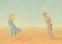 Mikolaj Kasprzyk, Wiatr, 1995, huile sur toile