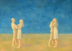 Mikolaj Kasprzyk, Taniec, 1998, huile sur toile
