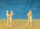 Mikolaj Kasprzyk, Taniec, 1998, huile sur toile