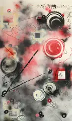 Futura 2000, Video Games, 1984, peinture aérosol sur toile