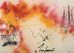 Futura 2000, Fresh, 1982, peinture aérosol sur toile