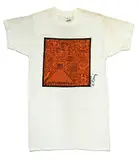 Keith Haring, Composition orange, 1984,T-shirt sérigraphié