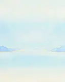 Eric Eriston Winarto, Genfersee, 2024, huile sur toile