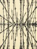 Eric Eriston Winarto, Paysage abstrait, encre et lavis sur papier