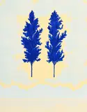 Eric Eriston Winarto, Tree (twins), 2024, huile sur toile