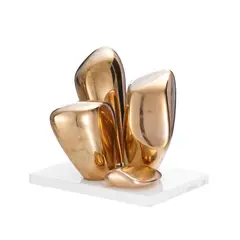 Leslie Summers, Trio, sculpture en bronze poli