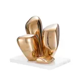 Leslie Summers, Trio, sculpture en bronze poli