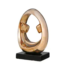 Georges Charpentier, Les Jumelles, sculpture en bronze poli