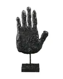 Donald Baechler, Hand, c. 2003, sculpture en bronze à patine noire
