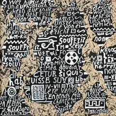 Jean Cortot, O wer hätte sie zurück, 1999, technique mixte sur carton marouflé sur toile