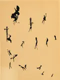 Henri Michaux, Sans titre, 1950, encre de Chine sur papier