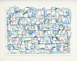 Jan Voss, Sans titre, 2009, acrylique sur papier