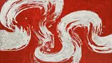 Fabienne Verdier, Méandre, 2015, acrylique sur toile fixée sur panneau en bois