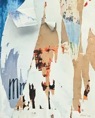 Oberto, Anamorphose, 1978, huile sur toile