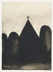 Loic Le Groumellec, Sans titre, 1997, lavis et acrylique sur papier