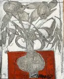 Claude Venard, Nature morte, huile sur toile