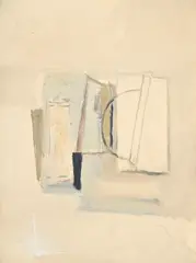 Piero Sadun, Sans titre, 1959, huile sur toile