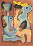 Mario Carreño Morales, Composition, 1941, huile sur toile
