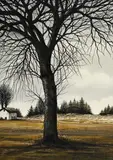 Jacques Deperthes, L'automne, huile sur toile