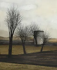 Paysage by Jacques Deperthes, huile sur toile, sold Dec 2024
