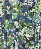 Theodore Appleby, Composition abstraite, huile sur toile