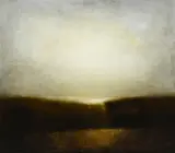James Howie, Landscape, 1969_,_ huile sur toile marouflée sur panneau