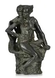 Luis Martinez-Lafuente, Couple, 1981, sculpture en bronze
