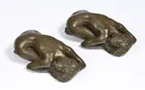 Jacques Le Nantec, Lune, 1990, 2 sculptures en résine