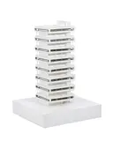 Pierre Bismuth, Complexe des villas/Bâtiment Le Corbusier, 2010, maquette en bois et carton bois peint