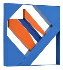 Jean Baier, Untitled, 1992, sculpture-volume, acrylique sur métal