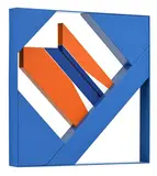 Jean Baier, Untitled, 1992, sculpture-volume, acrylique sur métal