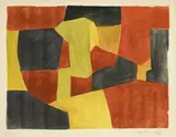 Serge Poliakoff, Composition en rouge jaune et noir