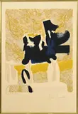 André Brasilier, Le concert, lithographie en couleurs