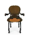 Arman, Chaise violoncelle II, 1996, bronze et cuir