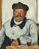 Takanori Oguiss, Le Père Raimondeau, 1935, huile sur toile