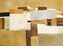 Charles Monnier, Callelongue II, huile sur toile