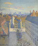 Pierre Godet, Neuchâtel, 1908, huile sur toile