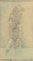 Fred Deux, L'après, 1965, aquarelle, crayon de graphite et plume sur papier