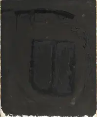 Claudio Cintoli, Frammento 2, 1959, technique mixte sur toile