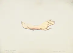 Marcel Mariën, L'enfance de l'art, 1967, collage sur carton argenté