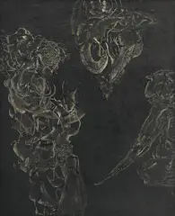 Alfred Lenica, Erotyk I, 1959, huile sur toile